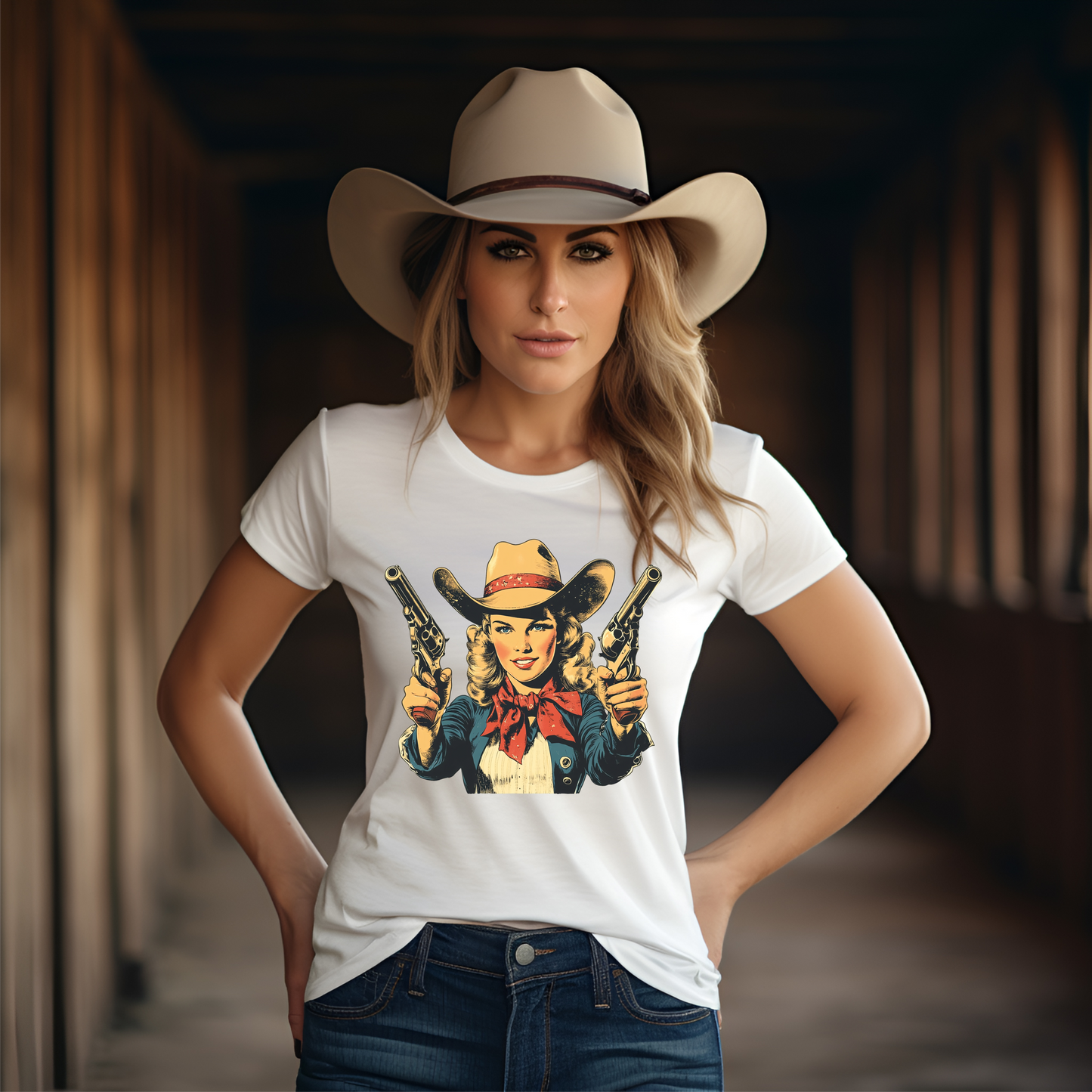 Cowgirl and Guns