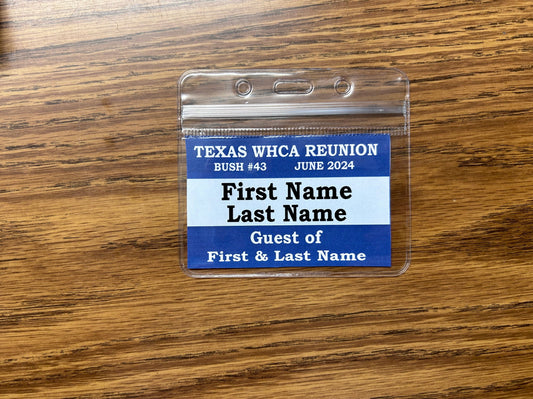 WHCA Guest Badge