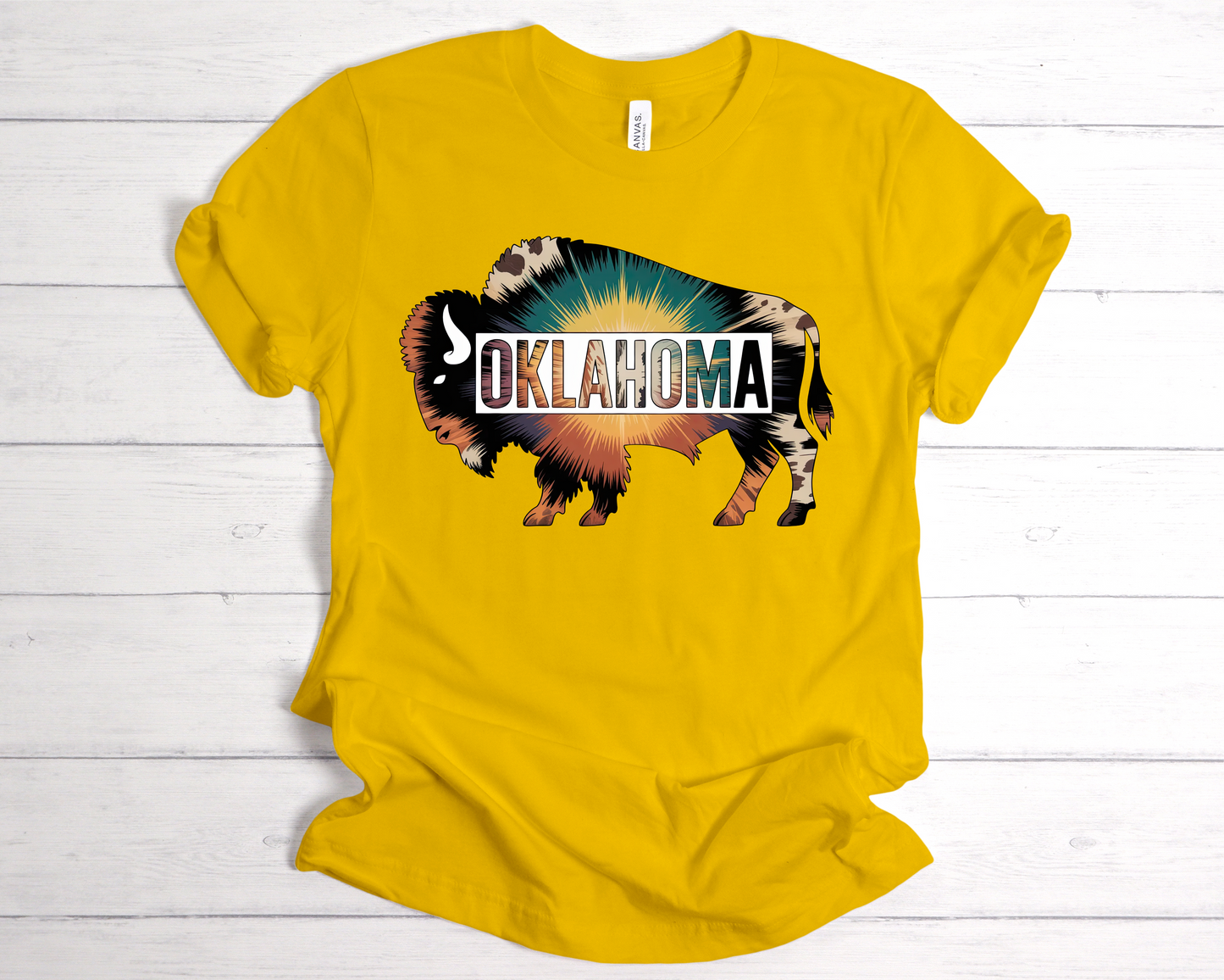 OKLAHOMA COLORFUL BUFFALO