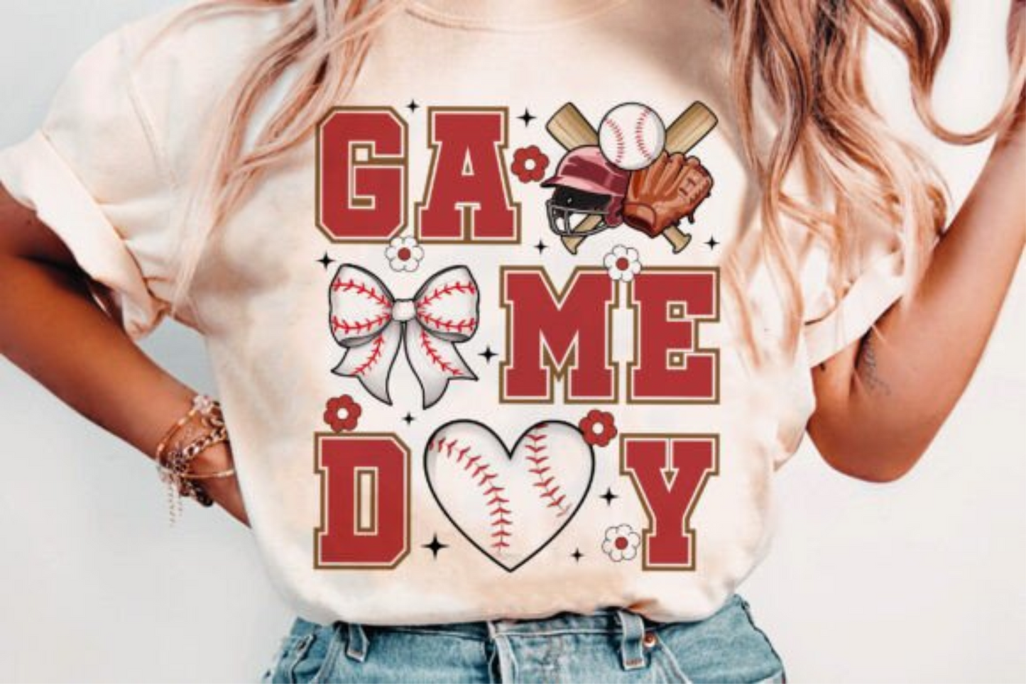 Game Day Ribbon & Heart