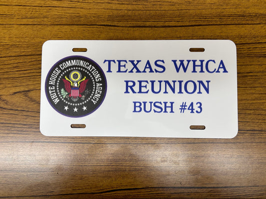 WHCA Car Tag