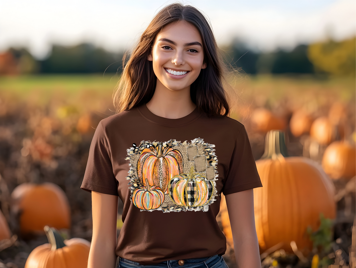 Colored Pumpkins