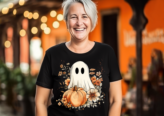 Ghost with Pumpkin