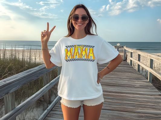 Softball Mama Checkered